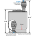 Bomba de Sump Drainer PMPSPL-1.5X1.5-N-SS de WATSON MC DANIELS