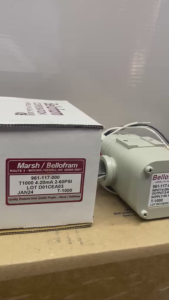 221 961 117 000 Transductor de Corriente a 3-60 PSI BELLOFRAM - SKU: 221 961 117 000