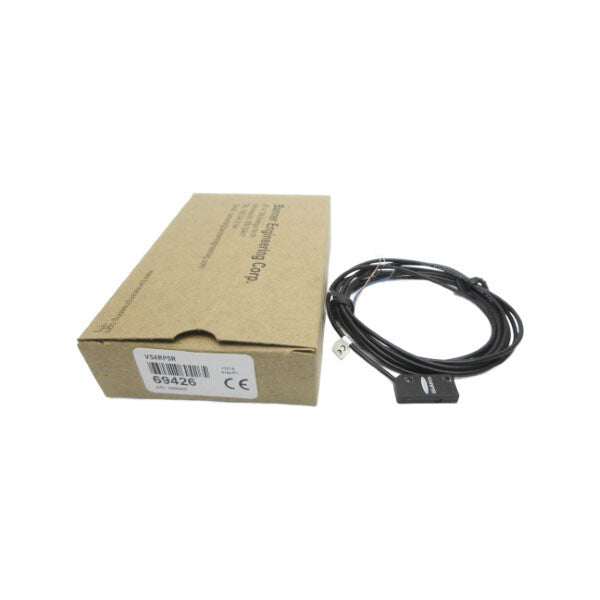 VS4RP5R Serie VS4: Modo opuesto; Alcance: 1000 mm; Entrada: 10-30 V CC; Salida: Funcionamiento en oscuridad - PNP; Cable de 2 m (6,5 pies) 69426