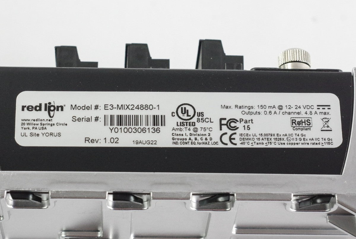 E3-MIX24880-1 MODULO DE 32 ENT Y SAL MEZCLADAS 16 ENT DIGIT 8 SAL/8 ENT  ANALOG 0 SAL  ALIMENT 10 A 30V CD 2 PUERT