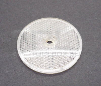 BRT-2A Objetivo retrorreflectante: Circular - diámetro 56 mm; Factor de reflectividad: 1,0; Temperatura máxima: 65 °C; Plástico - un orificio para montaje 15970