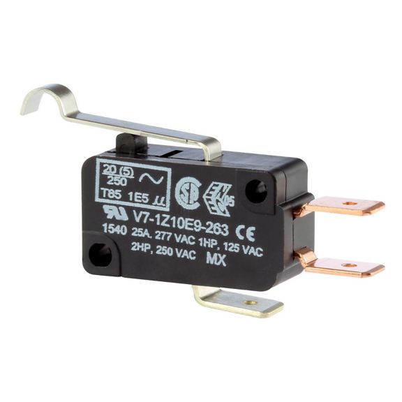 V7-1C17D8-207 - INTERRUPTOR palanca larga con rodaja   5A-120Vac