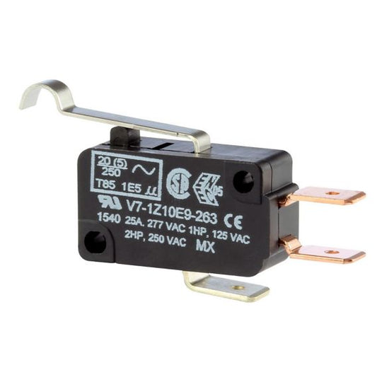 V7-1B17D8-207 - INTERRUPTOR palanca con rodaja larga 4A-125Vac