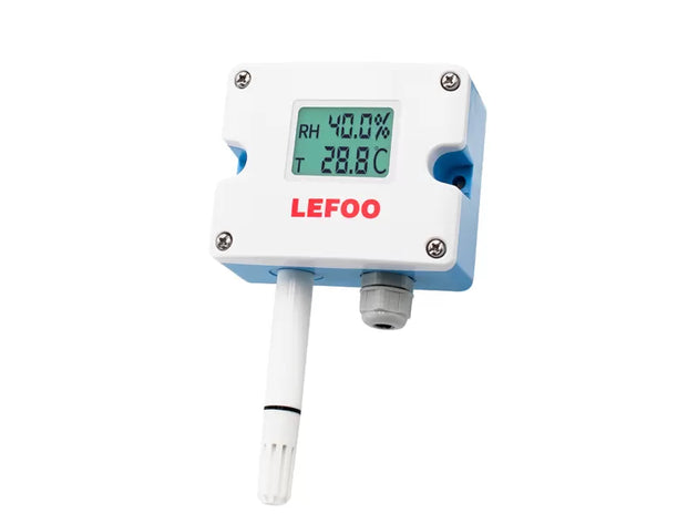 Transmisor de temperatura y humedad LEFOO LFH302-2RSRS21, ±2%RH,0.3℃