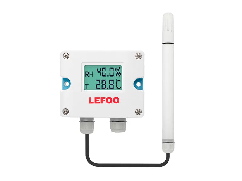 Transmisor de temperatura y humedad LEFOO LFH302-2RSRS21, ±2%RH,0.3℃