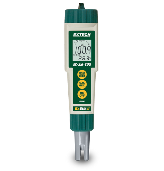 EC400 MEDIDOR DIGITAL DE CALIDAD DEL AGUA 4 EN 1 CONDUCTIVIDAD/TDS/SALINIDAD Y TEMPERATURA