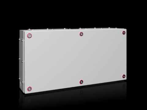 1538000 Caja de bornes KX, chapa de acero, con placa entrada de cables
