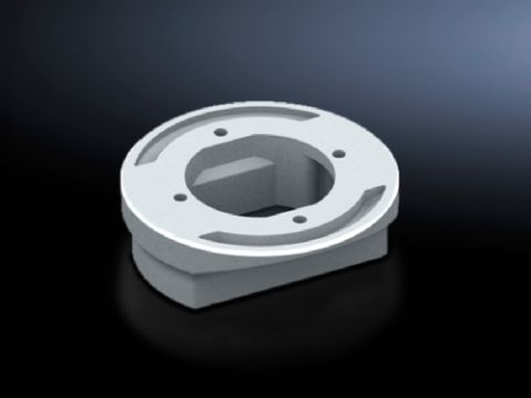 6212500 Adaptador de conexión de brazo soporte Ø 130 mm a 120 x 65 mm
