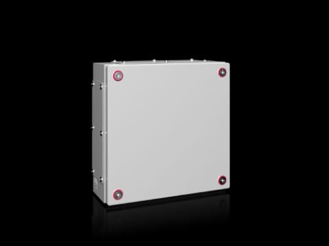 1535000 Caja de bornes KX, chapa de acero, con placa entrada de cables