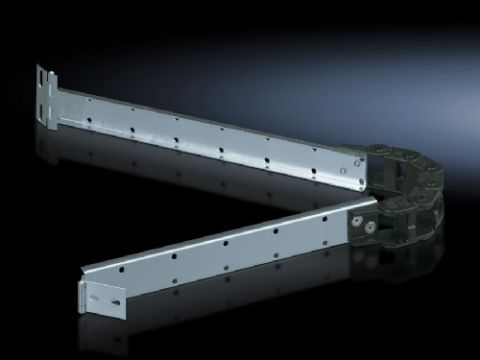 7163560 Soporte para cables con bisagras, con protección contra dobleces y brida rápida
