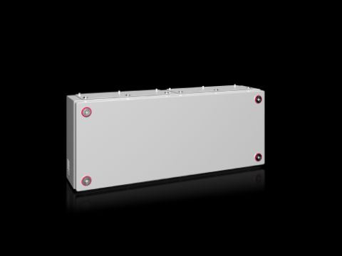 1533000 Caja de bornes KX, chapa de acero, con placa entrada de cables