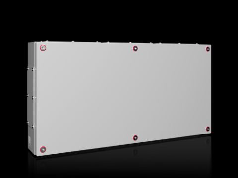 1541000 Caja de bornes KX, chapa de acero, con placa entrada de cables