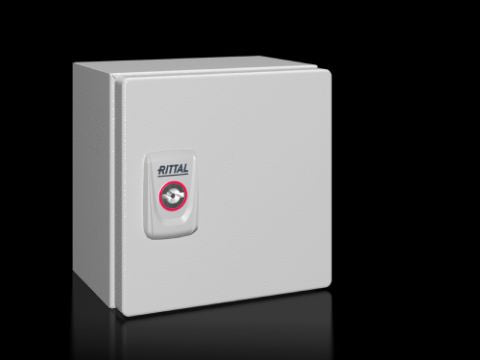 1553000 Caja KX E-Box, chapa de acero