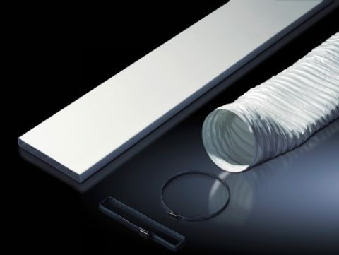 3286970 Sistema de canalización de aire para refrigeradores para montaje en el techo e intercambiadores de calor aire-agua para techo