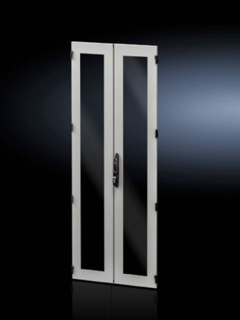 5301437 Puerta transparente con marco de chapa de acero, partida en vertical para VX IT