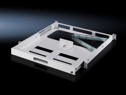 7281200 Cajón para teclado 1 UA para dos planos de fijación de 482,6 mm (19")