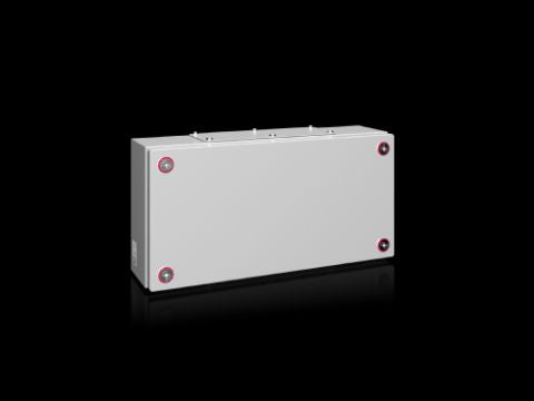 1532000 Caja de bornes KX, chapa de acero, con placa entrada de cables