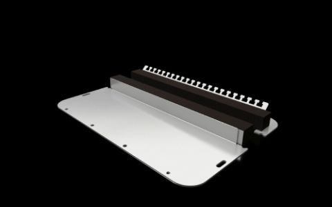 2566450 Placa de entrada de cables de dos piezas con perfil de estanqueidad elástico para AX