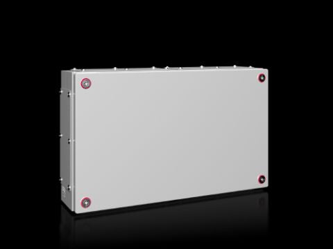 1537000 Caja de bornes KX, chapa de acero, con placa entrada de cables