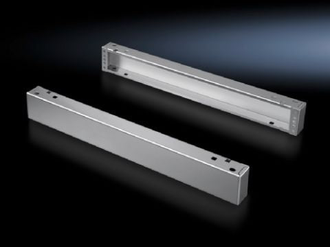 8701600 Elementos de zócalo frontales y posteriores, 100 mm Acero inox. para TS, VX SE