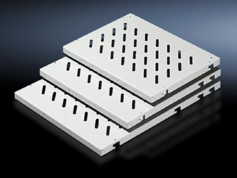 7184035 Bandeja para equipos con fijación al bastidor para armarios de 600 mm, 800 mm de ancho