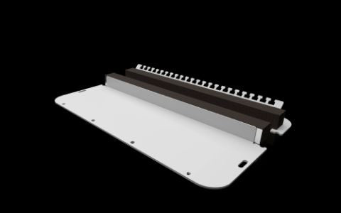 2567450 Placa de entrada de cables de dos piezas con perfil de estanqueidad elástico para AX