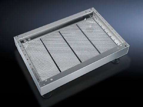 2913000 Pantalla de zócalo, modular para zócalo TS de acero inoxidable y zócalo, completo, acero inoxidable
