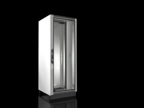 5307157 Rack para redes/servidores VX IT premontado, con puerta transparente, con bastidor móvil de 19"