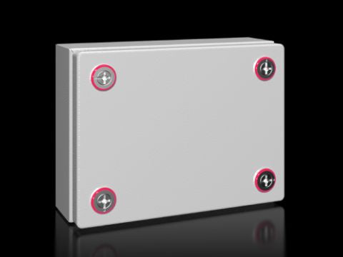 1528000 Caja de bornes KX, chapa acero, sin placa entrada de cables