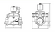 Válvula Solenoide DE WIT W210-50-NC-N-VT5, 2" NPT, 220VAC