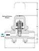 Válvula de Escape de Vapor Bi-Metal WPN250-C-R150-12-SW